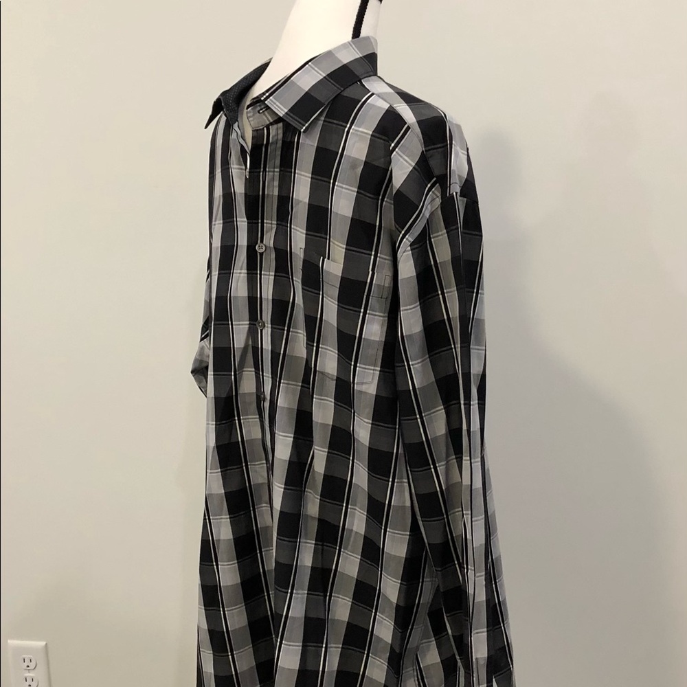 Bugatchi Checked Button Down Shirt - image 2